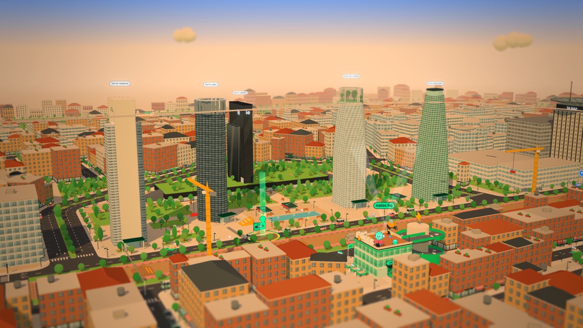 naiss world: cuatro torres at golden hour